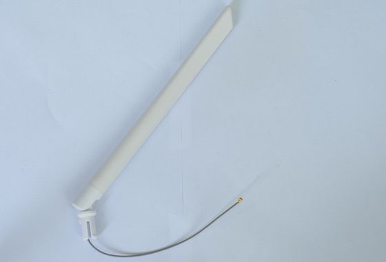 UFLのコネクターRF 1.13ケーブルが付いている白いメモWIFI Omniのアンテナ